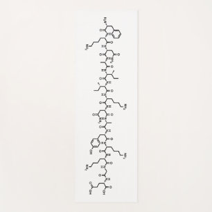 Esterilla De Yoga ciencia del símbolo de fórmula química de la ho