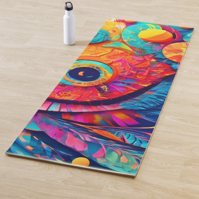 Esterilla De Yoga Cierre De Hojas En Forma De Ojo (In situ)