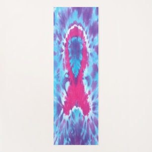 Esterilla De Yoga Cinta de la conciencia de Breastcancer de la