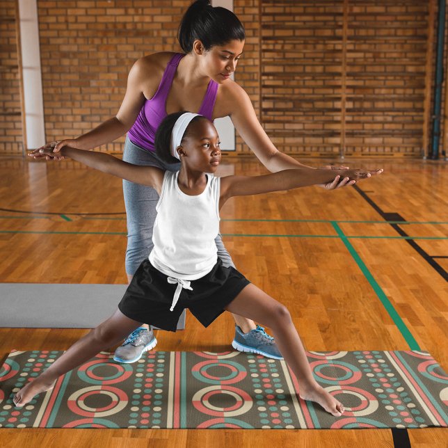 Esterilla De Yoga círculos retro vintage (Subido por el creador)