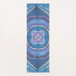 Esterilla De Yoga Círculos y cuadrados de tinte