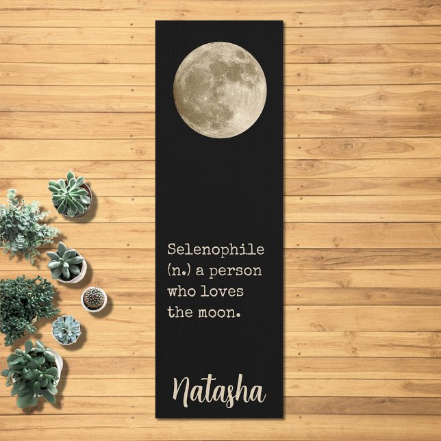 Esterilla De Yoga Cita de la Luna Celestial Espiritual Espacio Nombr (Subido por el creador)