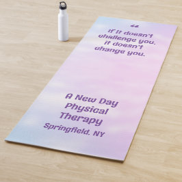 Esterilla De Yoga Cita Inspiradora del negocio del terapeuta físico