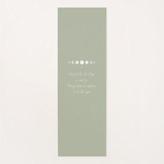 Esterilla De Yoga Cita lunar - Verde celeste