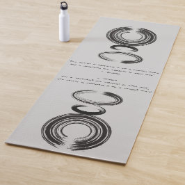 Esterilla De Yoga Cita Zen: Sabiduría y meditación