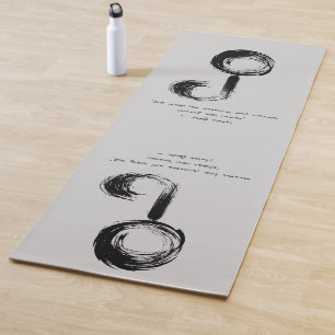 Esterilla De Yoga Cita Zen: Sabiduría y meditación