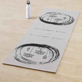 Esterilla De Yoga Cita Zen: Sabiduría y meditación