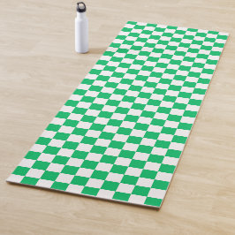 Esterilla De Yoga Classic green checkered