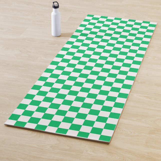Esterilla De Yoga Classic green checkered  (In situ)