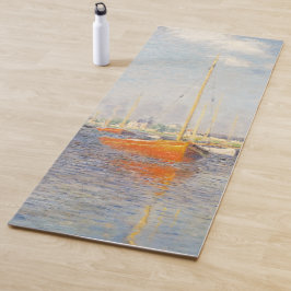 Esterilla De Yoga Claude Monet. Barcos rojos, Argenteuil