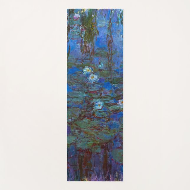 Esterilla De Yoga Claude Monet - Blue Water Lilies (Anverso)