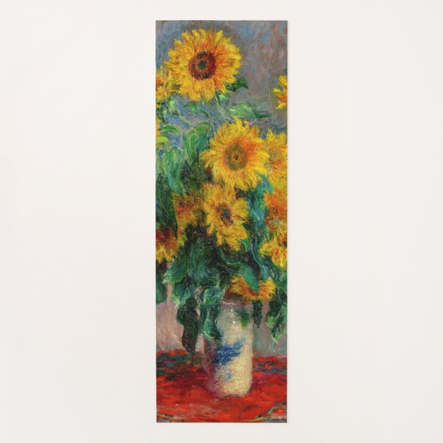 Esterilla De Yoga Claude Monet - Bouquet de girasoles (Anverso)