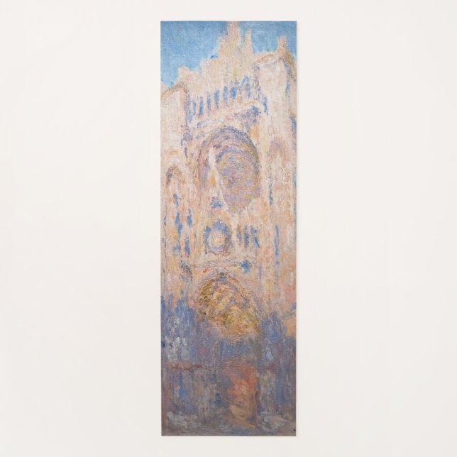 Esterilla De Yoga Claude Monet - Catedral de Rouen al atardecer (Anverso)