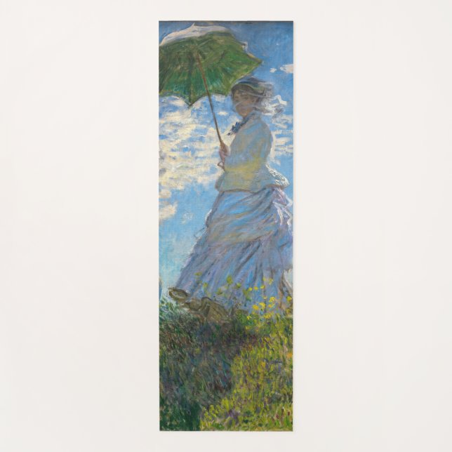 Esterilla De Yoga Claude Monet - El paseo, mujer con sombrilla (Anverso)
