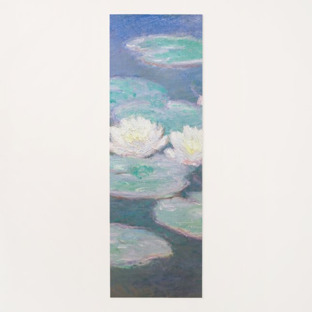 Esterilla De Yoga Claude Monet - Lilies de agua, efecto nocturno (Anverso)