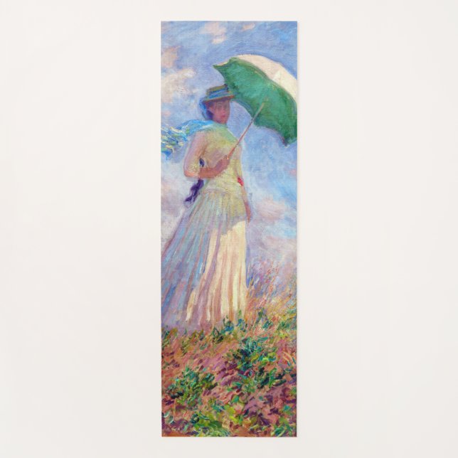 Esterilla De Yoga Claude Monet - Mujer con Parasol a la derecha (Anverso)