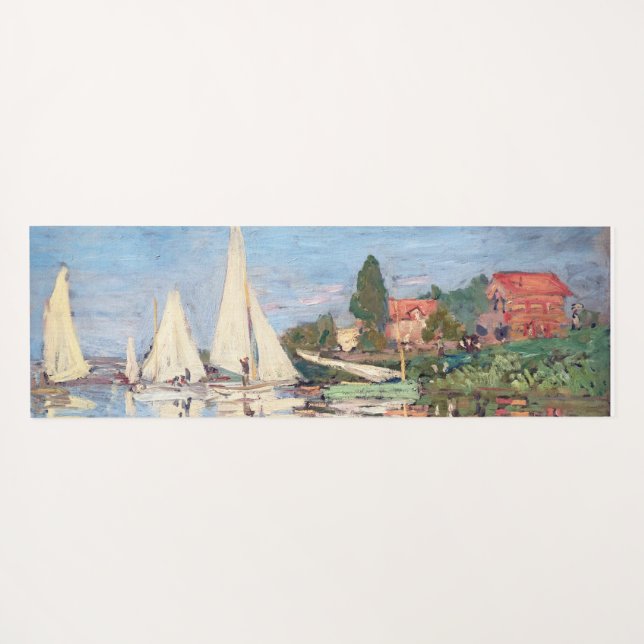 Esterilla De Yoga Claude Monet - Regattas en Argenteuil (Reverso (horizontal))