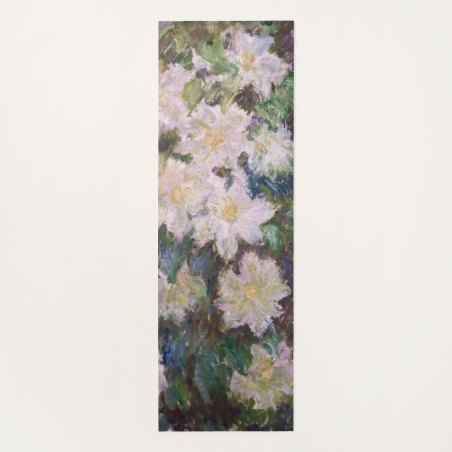 Esterilla De Yoga Claude Monet - White Clematis (Reverso)