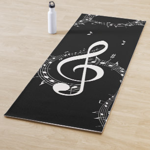 Esterilla De Yoga Climactic G Clef Music Black