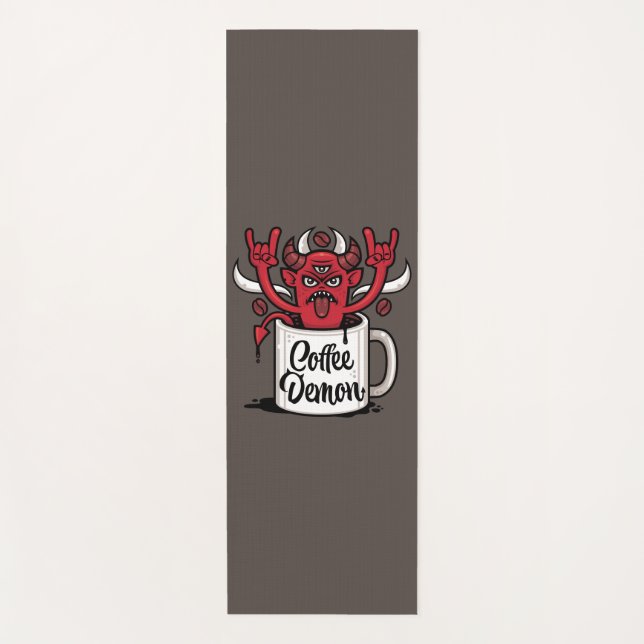 Esterilla De Yoga Coffee Demon (Anverso)