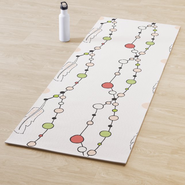 Esterilla De Yoga Colas y plumas modernas de Boho (In situ)