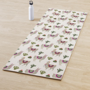 Esterilla De Yoga Colección el   Lllamas lindo de Llamarama