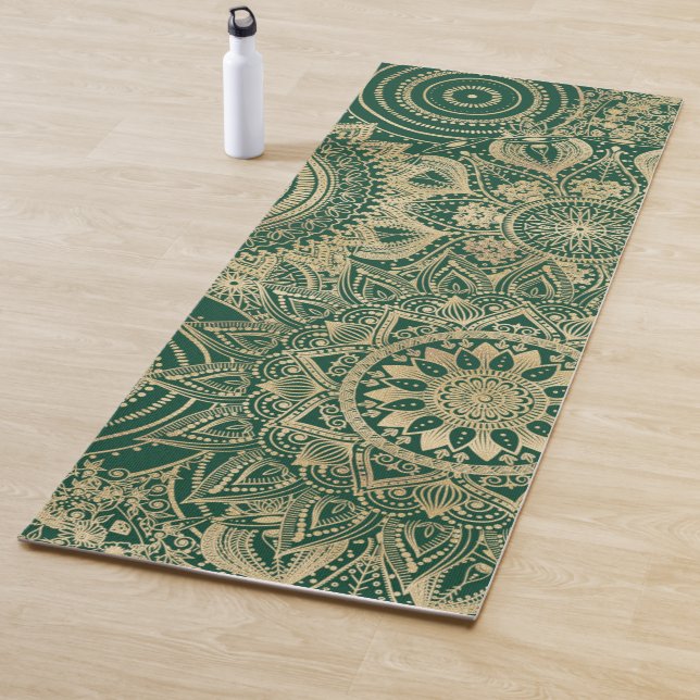 Esterilla De Yoga Colección Green Gold Mandala (In situ)