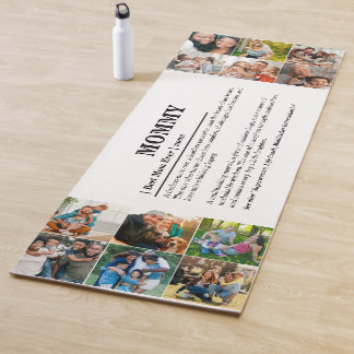 Esterilla De Yoga Collage de fotos de definición de mami 12 personal