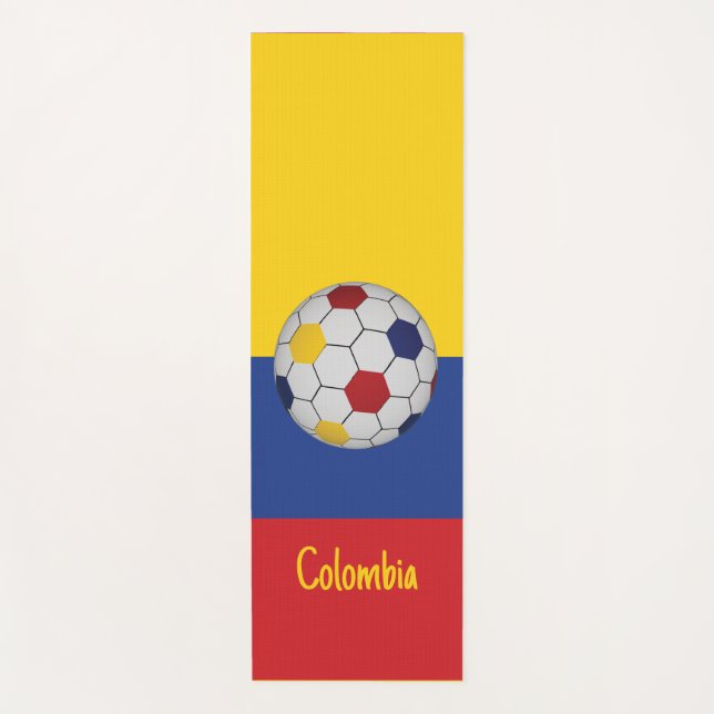 Esterilla De Yoga Colombia Soccer (Anverso)