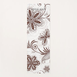 Esterilla De Yoga Color Floral Seamless Pattern