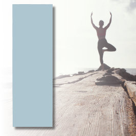 Esterilla De Yoga Color sólido azul pastel | Clásica | Elegante