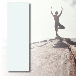 Esterilla De Yoga Color sólido blanco escarpado | Clásica | Elegante