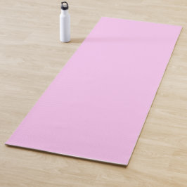 Esterilla De Yoga Color sólido de color rosa de grano negro en ambos
