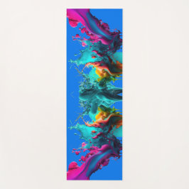 Esterilla De Yoga Colorful Stylish Paint Splatter