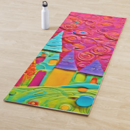 Esterilla De Yoga Colorida creación innovadora de arcilla