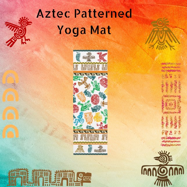 Esterilla De Yoga Colorida yoga estampada azteca (Subido por el creador)