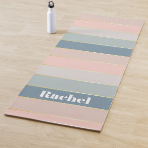 Esterilla De Yoga Coloridas bandas de color personalizadas Pastell