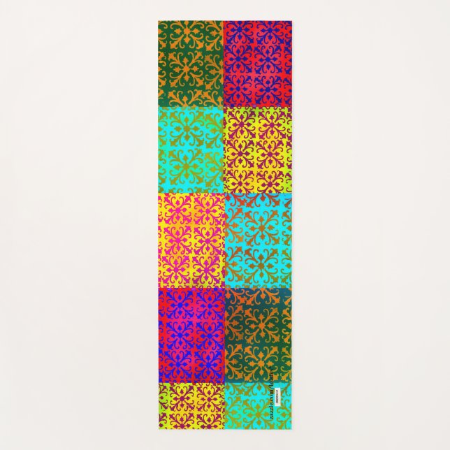 Esterilla De Yoga Colorido (Anverso)