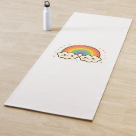 Esterilla De Yoga Colorido orgullo arcoiris de Kawaii