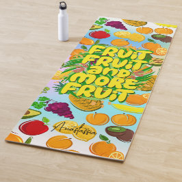 Esterilla De Yoga Comer más fruta | alimentación saludable motivador