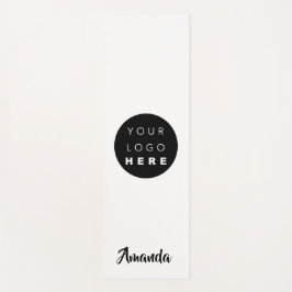 Esterilla De Yoga Compañía de nombres de logotipo Promoción de blanc