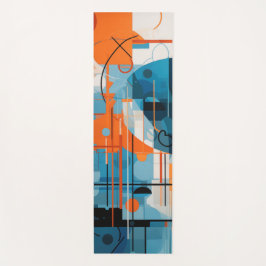 Esterilla De Yoga Composición de formas geométricas abstractas