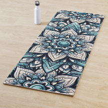 Composición turquesa de Mandala