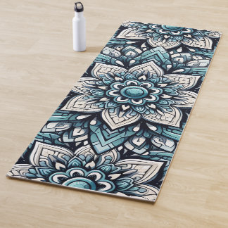 Esterilla De Yoga Composición turquesa de Mandala