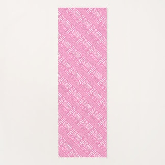 esterilla de yoga con estampado tribal
