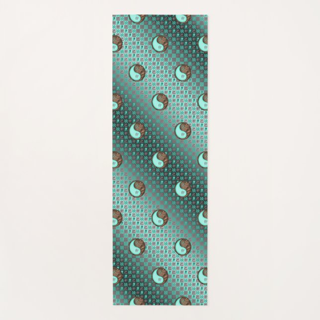 Esterilla De Yoga Conejo acuario y terrestre (Anverso)