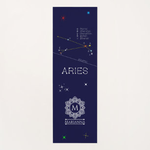Esterilla De Yoga Constellation Aries Zodiac