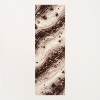 Esterilla De Yoga Cookies and Cream Milkshake Marble Texture Design