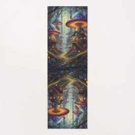 Esterilla De Yoga Cool Colorful Mushroom Houses