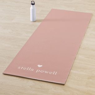 Esterilla De Yoga Corazón Simple Personalizado